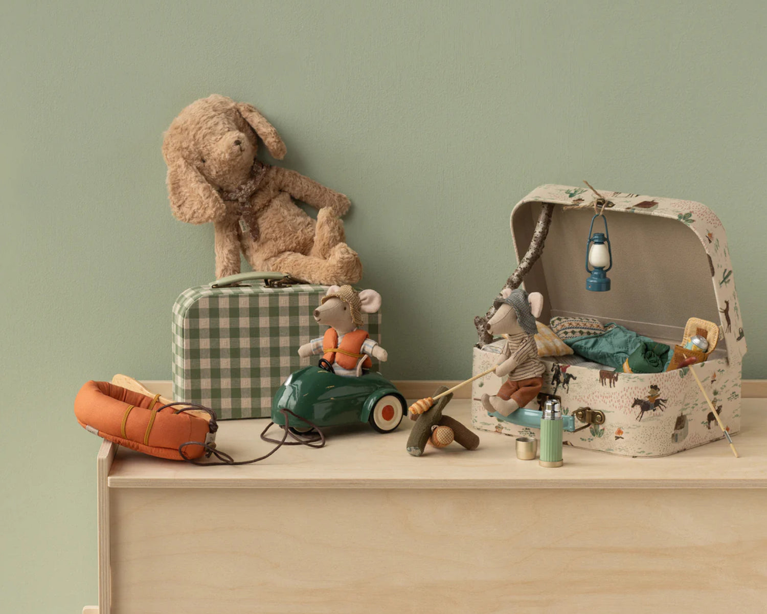 MOUSE CAR - DARK GREEN