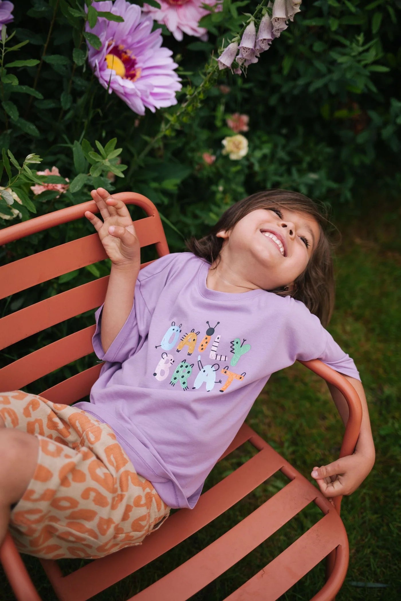 SNAZZY LEOPARD SHORTS LAVISH ORANGE