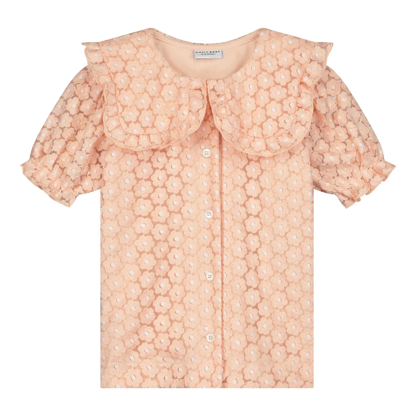 FLOWERLY SHIRT PALE PINK