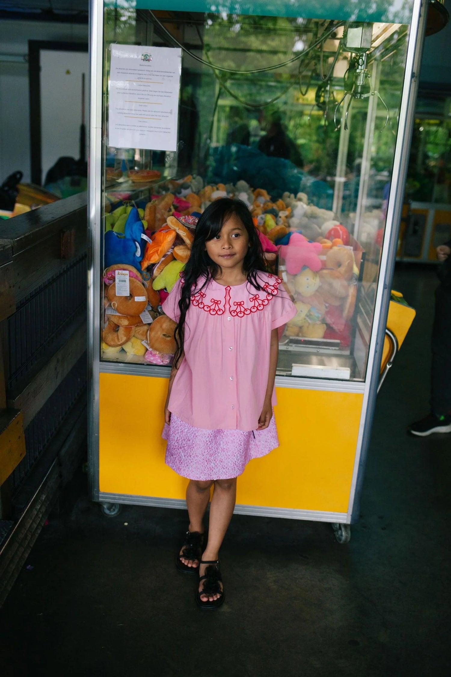 FLOWER SKIRT SOFT PINK