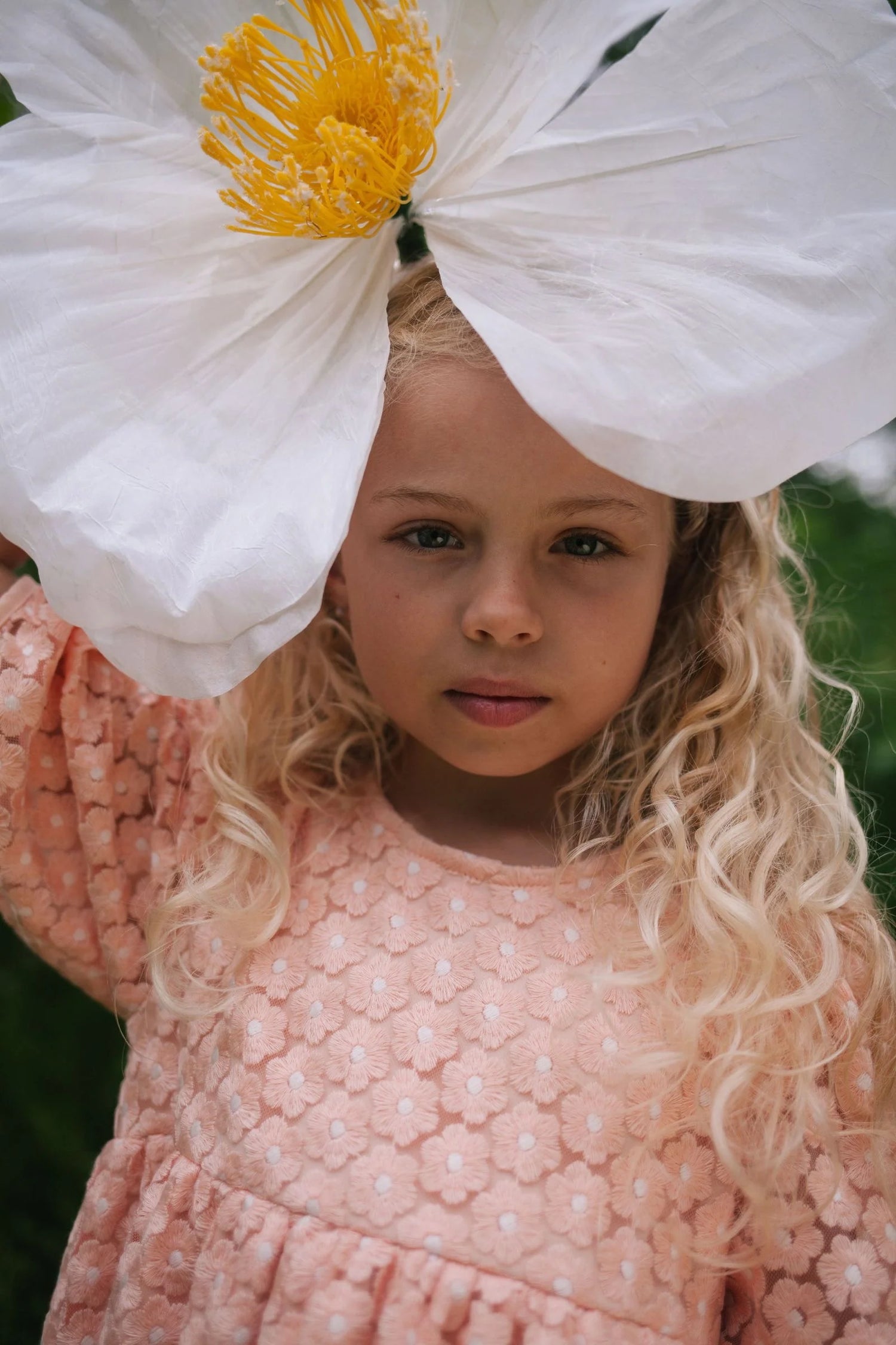 FLOWERLY DRESS PALE PINK