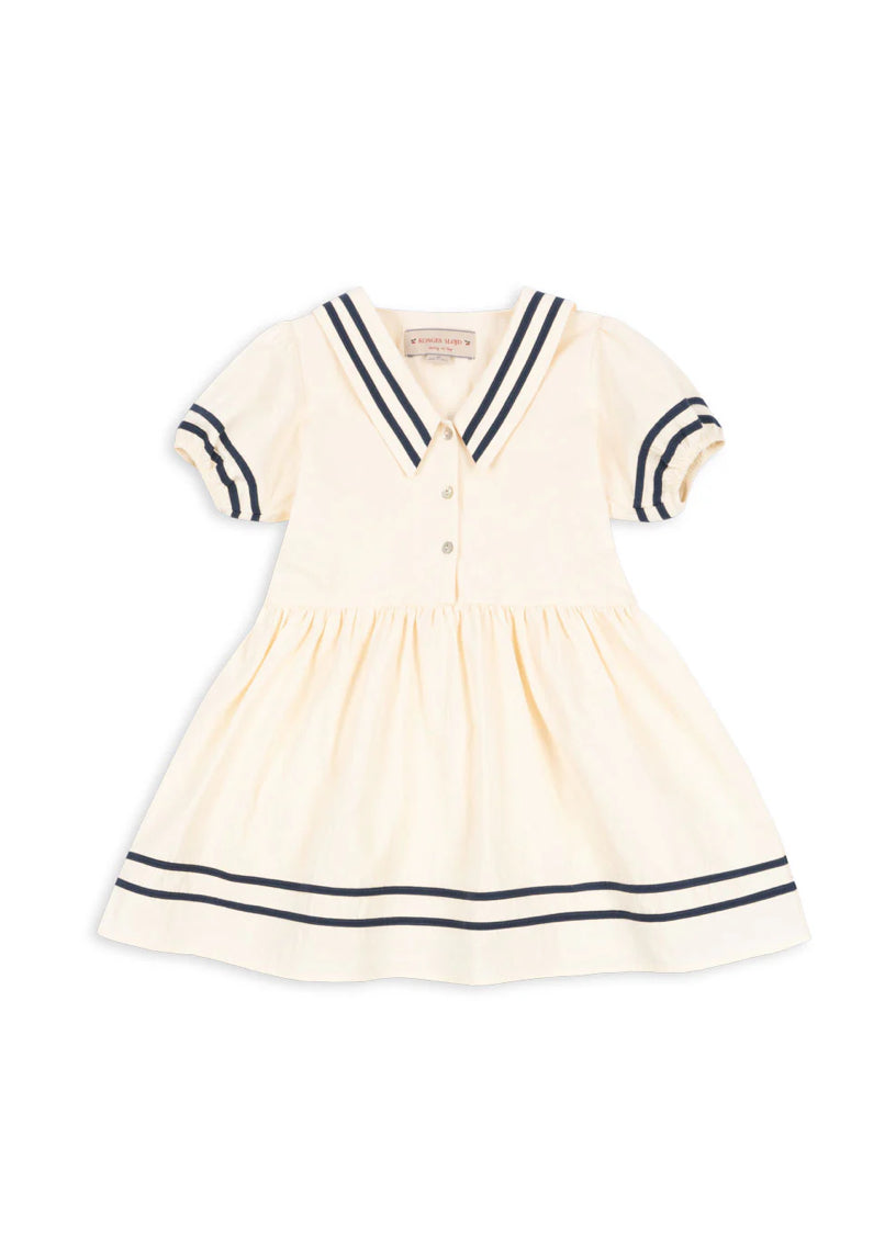 ALLIE SAILOR DRESS WHITE