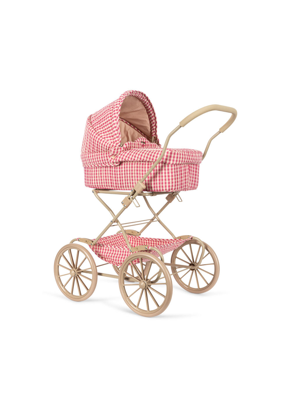 CHEEKY DOLL PRAM - BUBBLEGUM CHECK