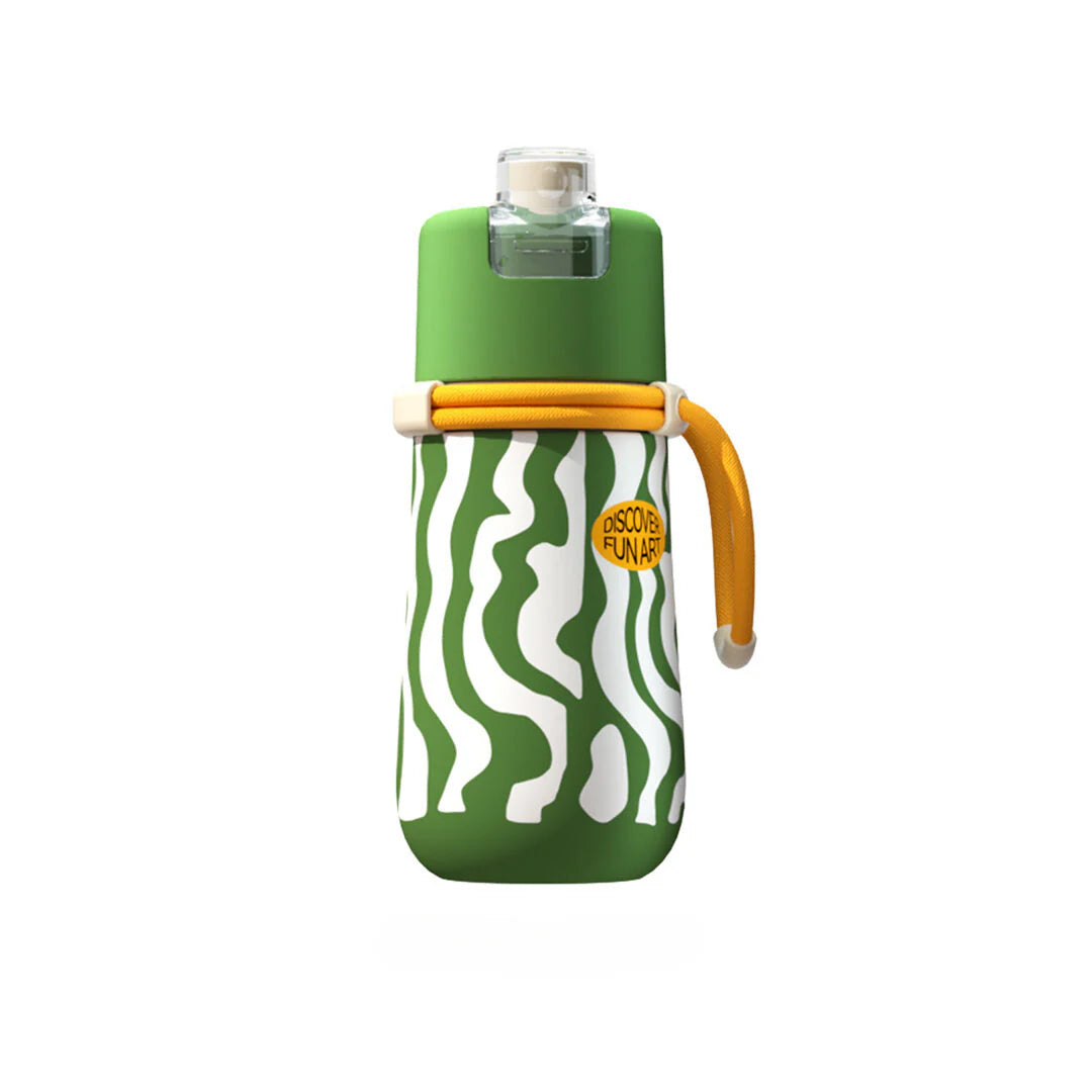DRINKER 2IN1 WITH WATER MIST - WATER GREEN