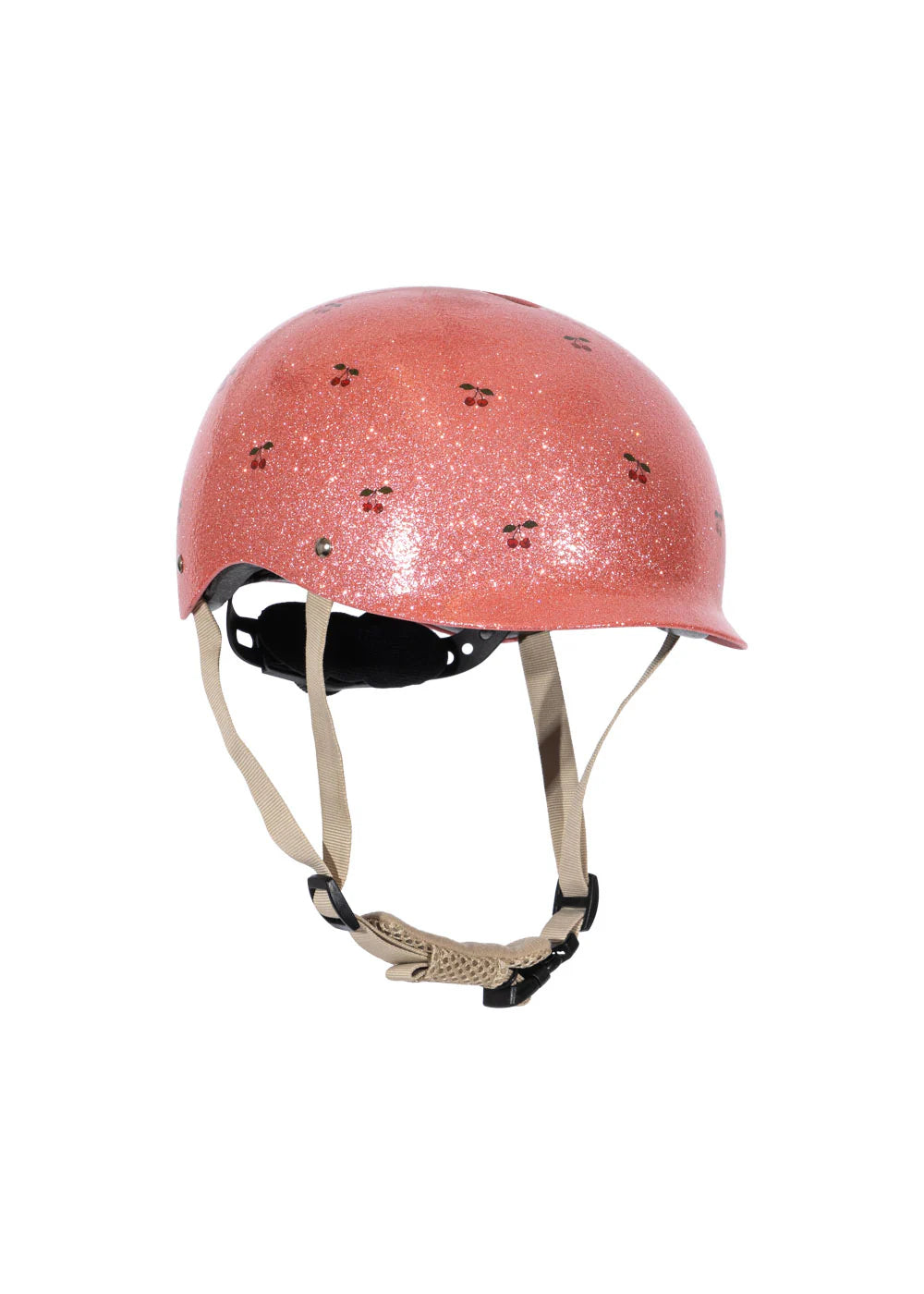 BICYCLE HELMET GLITTER - CHERRY GLITTER