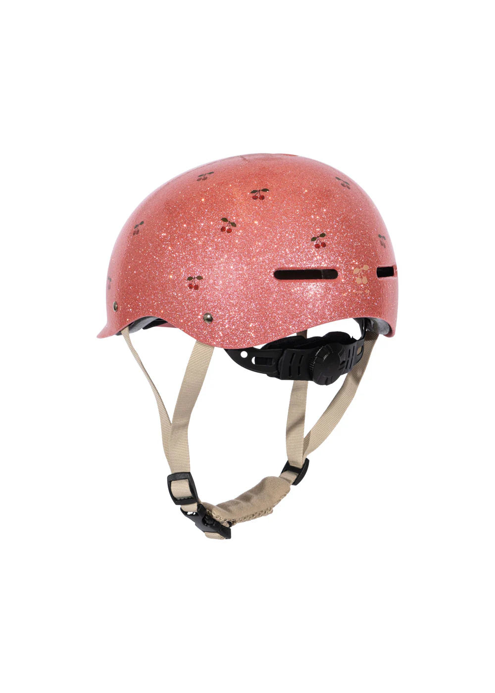 BICYCLE HELMET GLITTER - CHERRY GLITTER