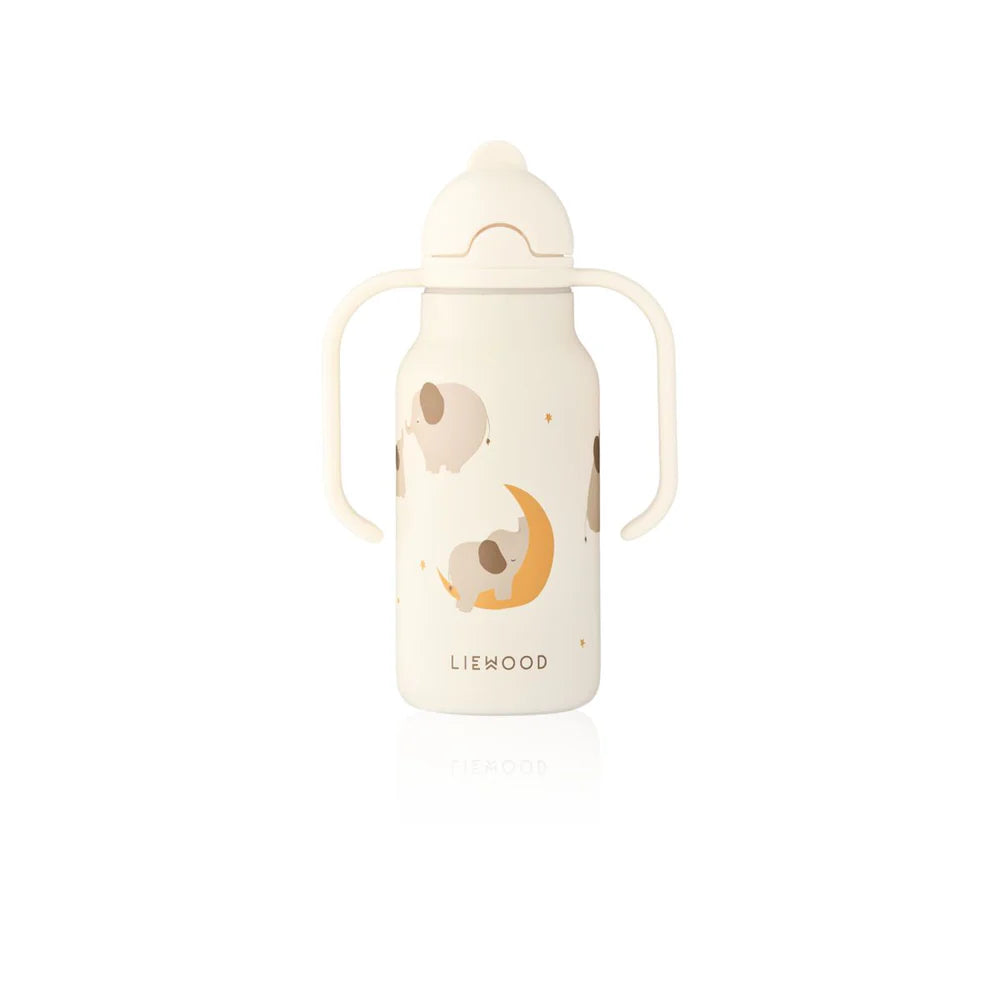 KIMMIE PRINTED BOTTLE 250ml - ELEPHANT/ CREME DE LA CREME