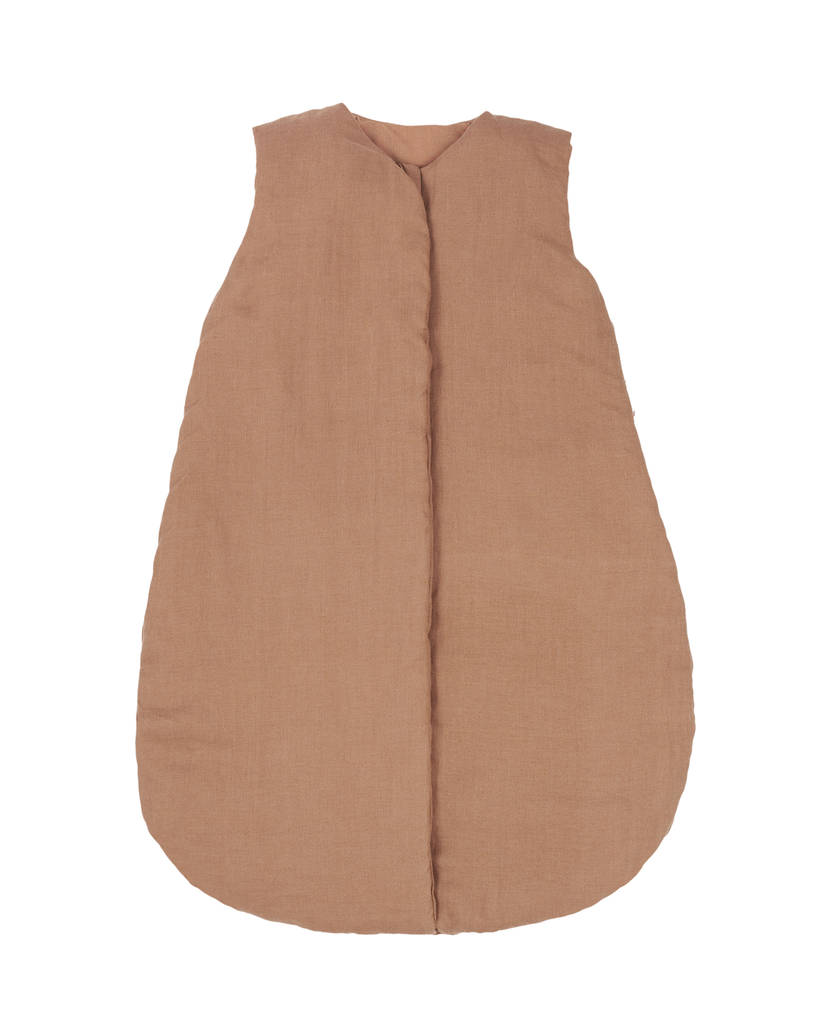 LIGHT BABY SLEEPING BAG L1N0 IN FRENCH LINEN - NOISETTE