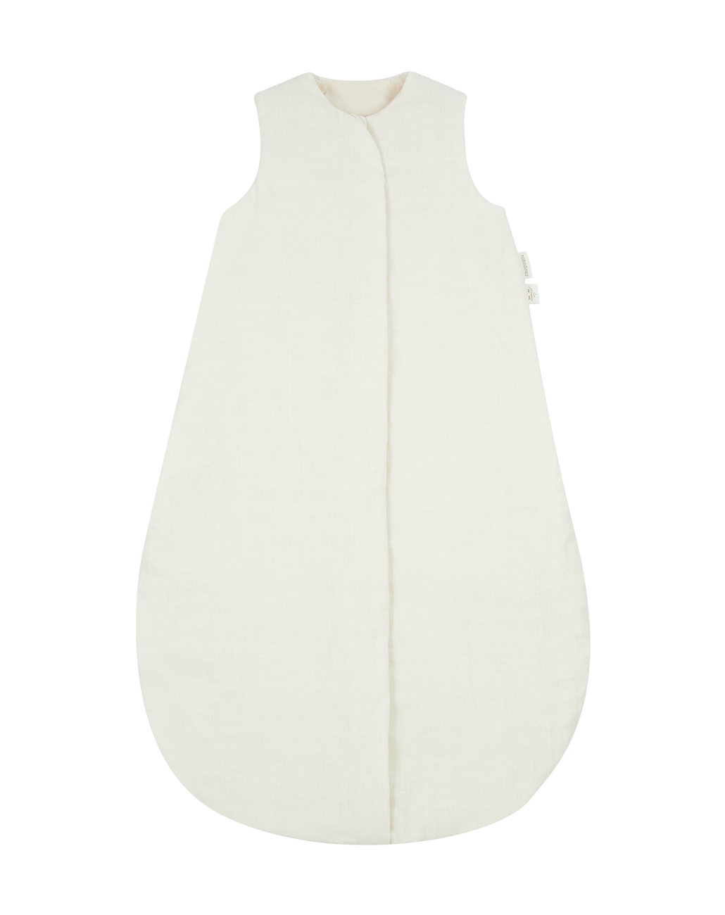 MID-SEASON BABY SLEEPING BAG L1N0 IN FRENCH LINEN - OFF WHITE