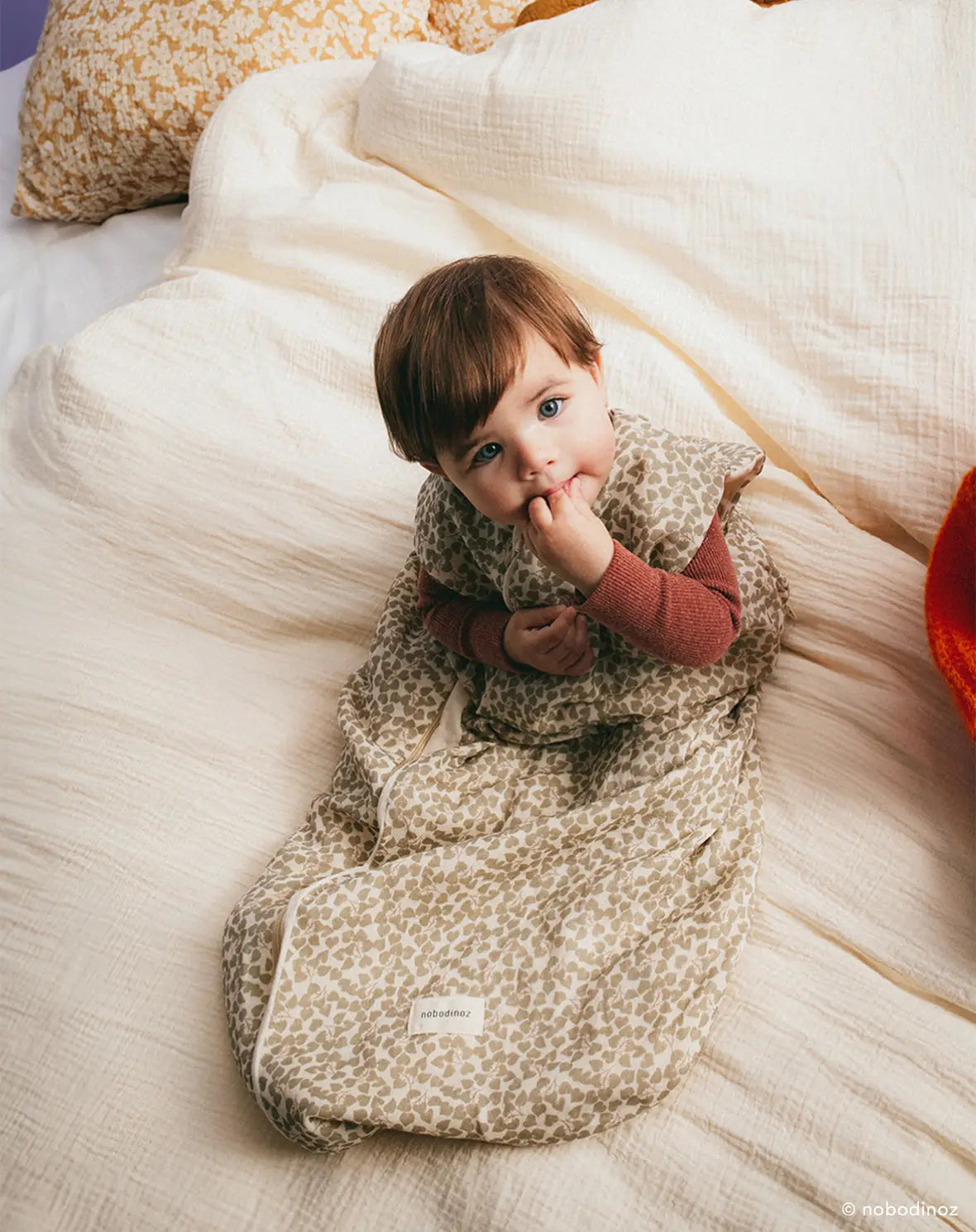 SLEEPING BAG SWEETY LIGHT DOUBLE MUSLIN - LIGHT GREEN YUMIKO