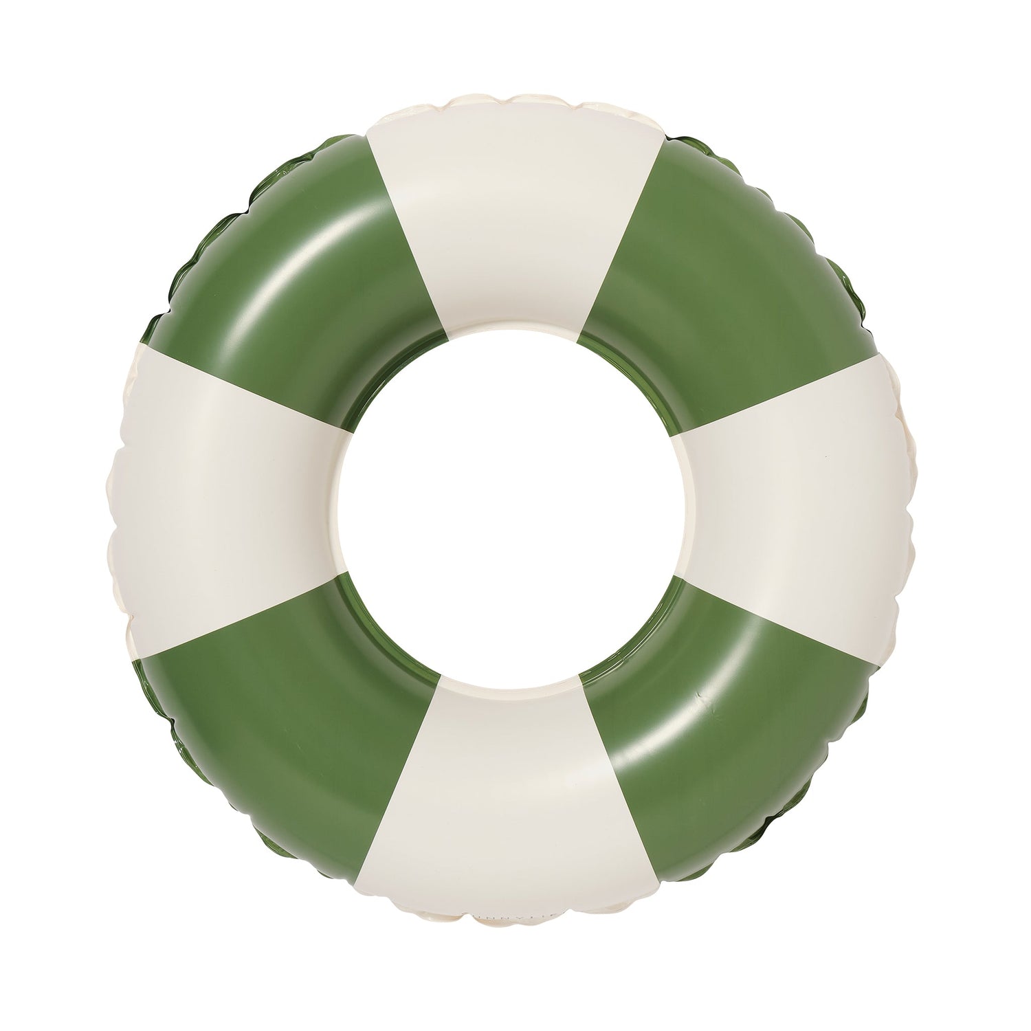 MINI TUBE POOL RING - OLIVE STRIPE