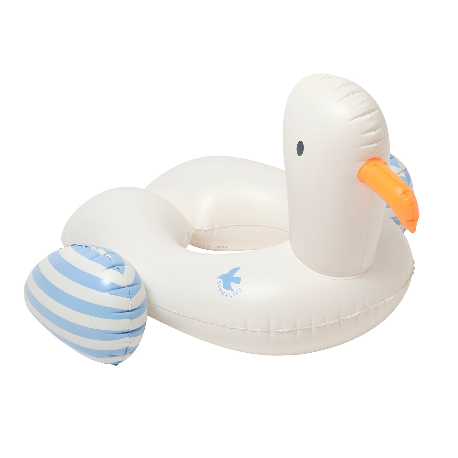 KIDDY FLOAT - SAMMY THE SEAGULL BLUE STRIPE