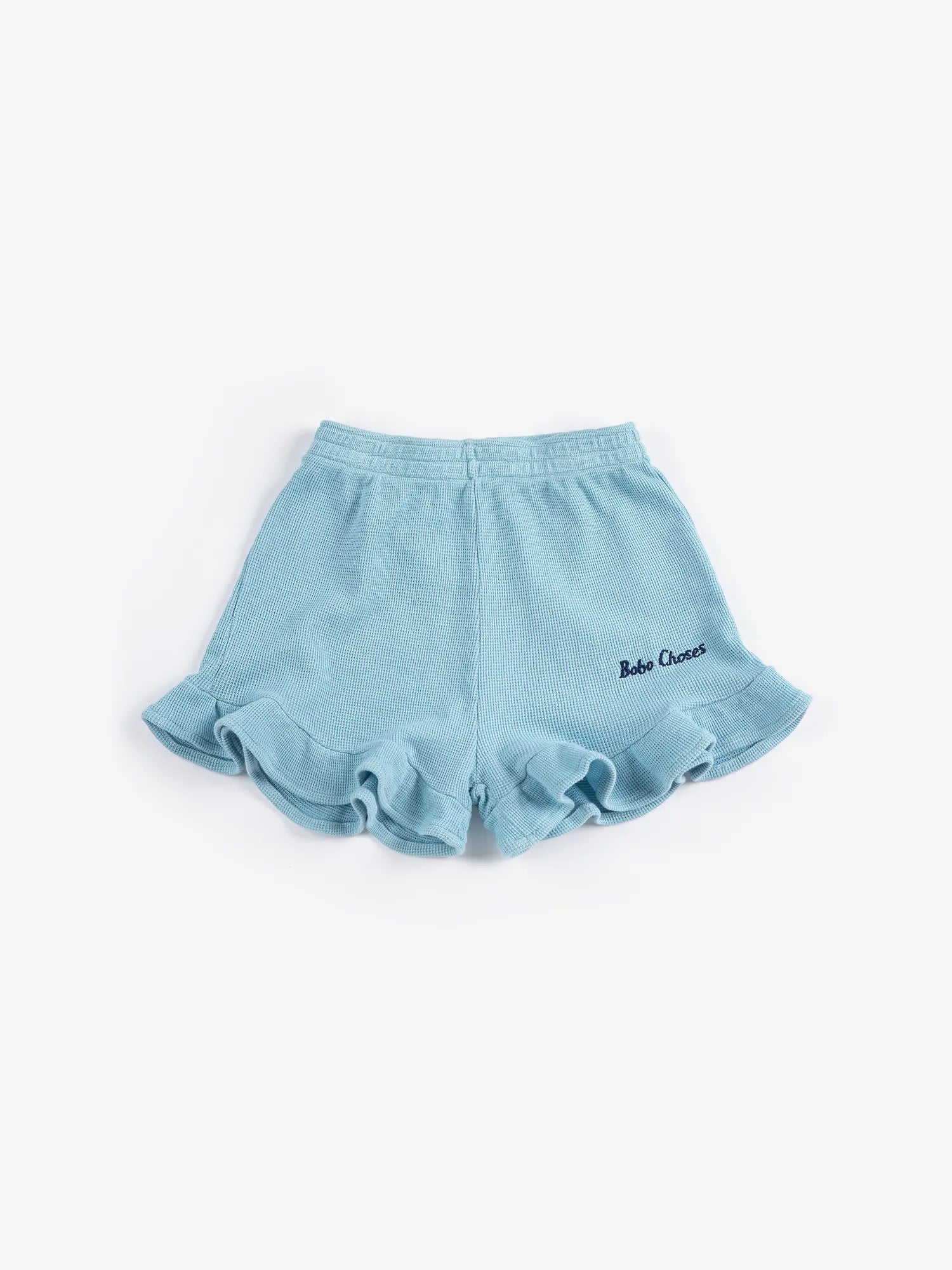BOBO CHOSES RUFFLED SHORTS - LIGHT BLUE