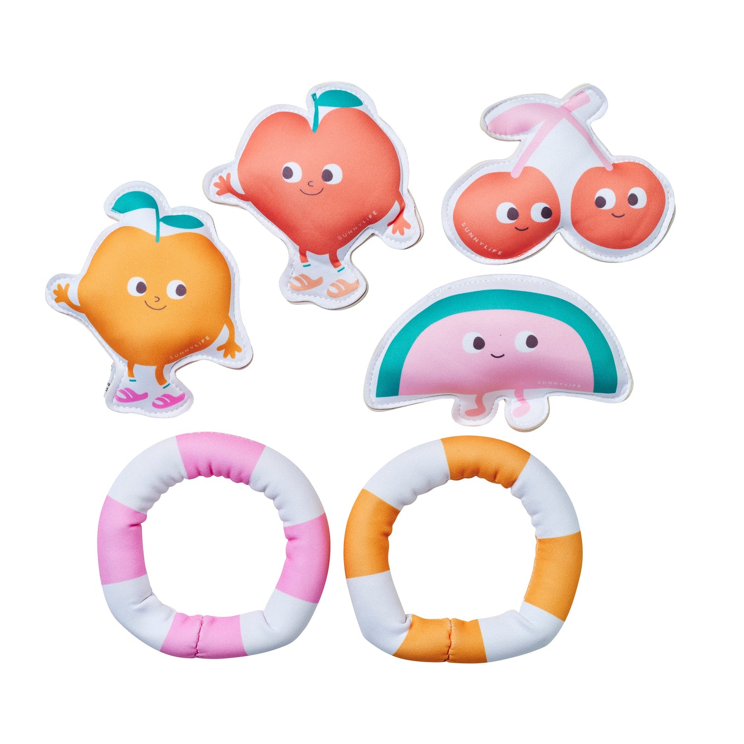 DIVE BUDDIES - POPPY THE PEACH SET OF 6