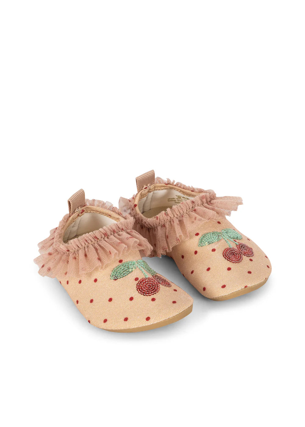 AMANDINE FRILL SWIM SHOES - EMBOLDENED DOT