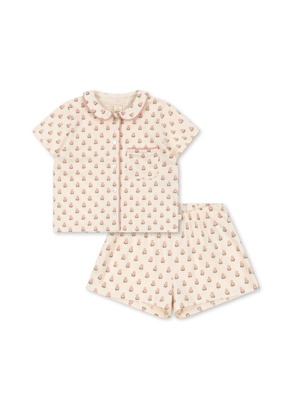 PIO SHORT SLEEVE SET - CARTA FIORI