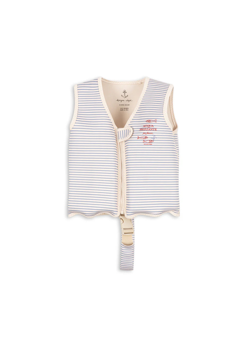 ELLIS SWIM VEST - STRIPE BLUIE