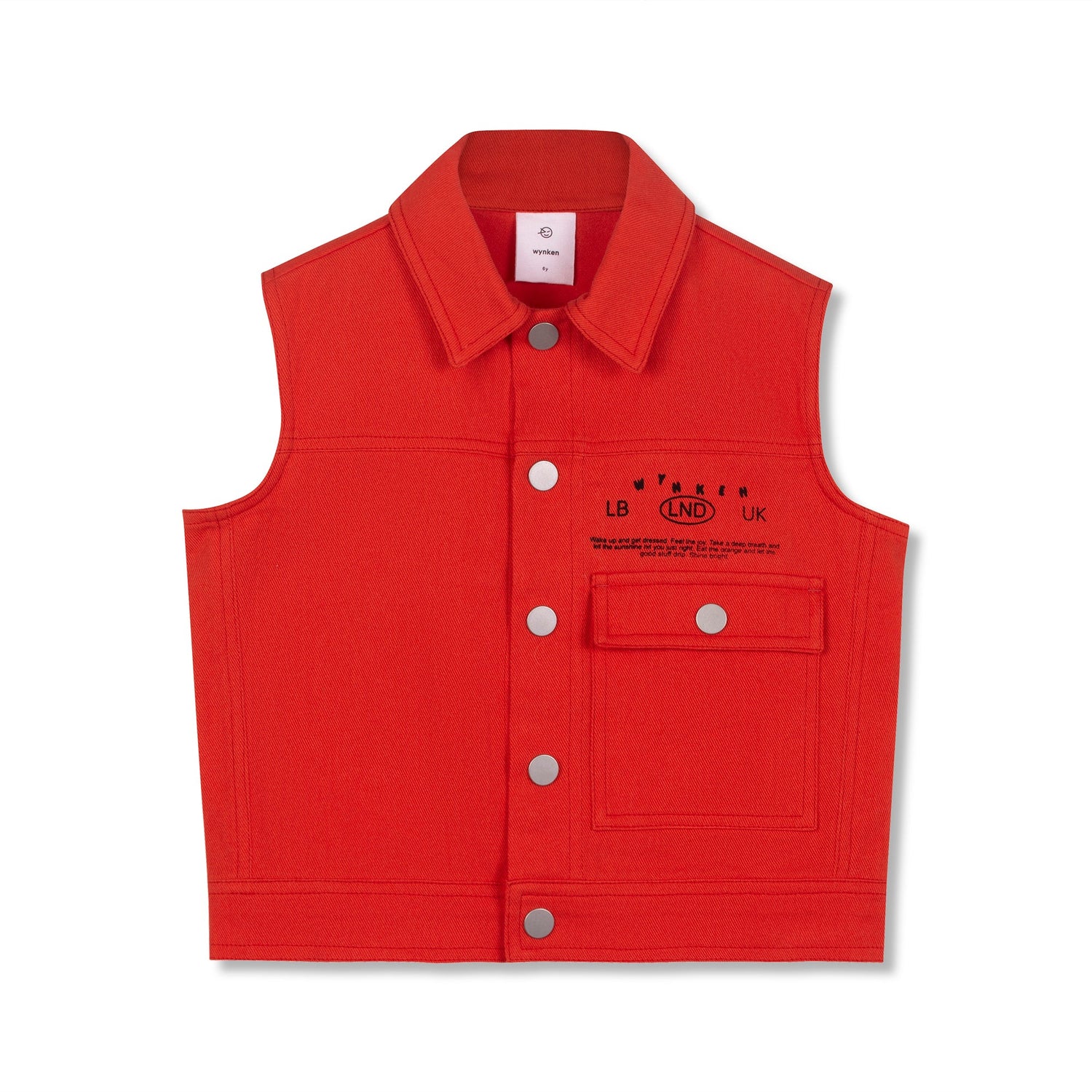 BACIA DENIM GILLET - RED