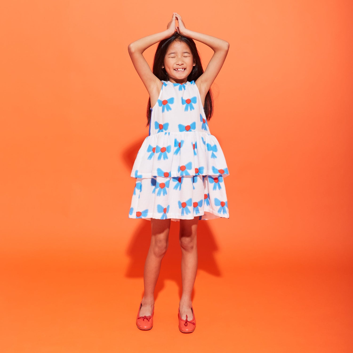 FANCY BOW DRESS - BOW PRINT