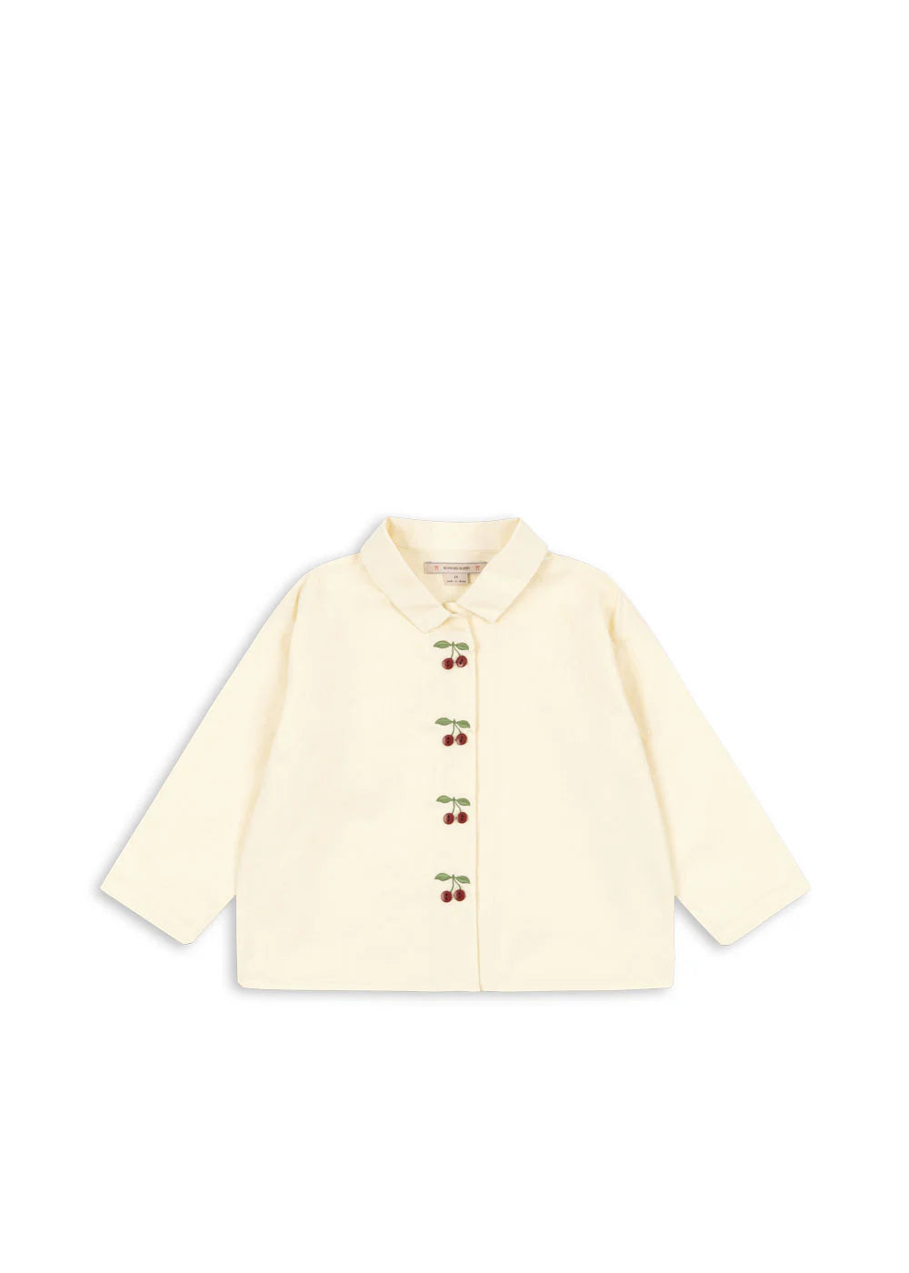 EVIA CHERRY SHIRT - CLOUD CREAM