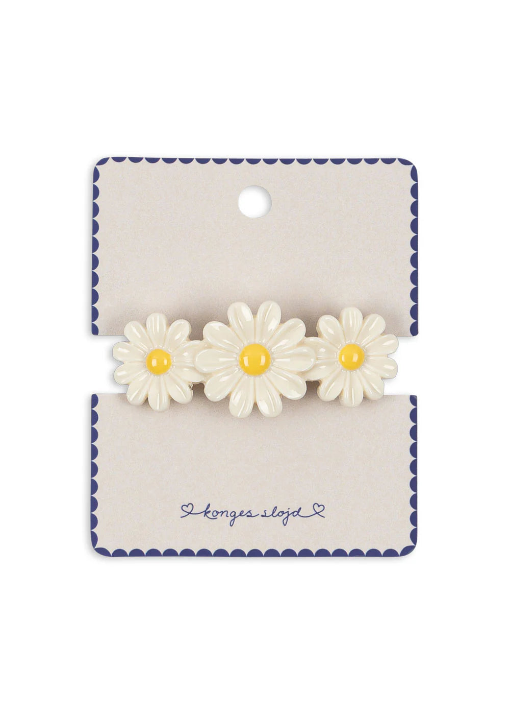 DAISY BIG HAIR CLIP - ANTIQUE WHITE