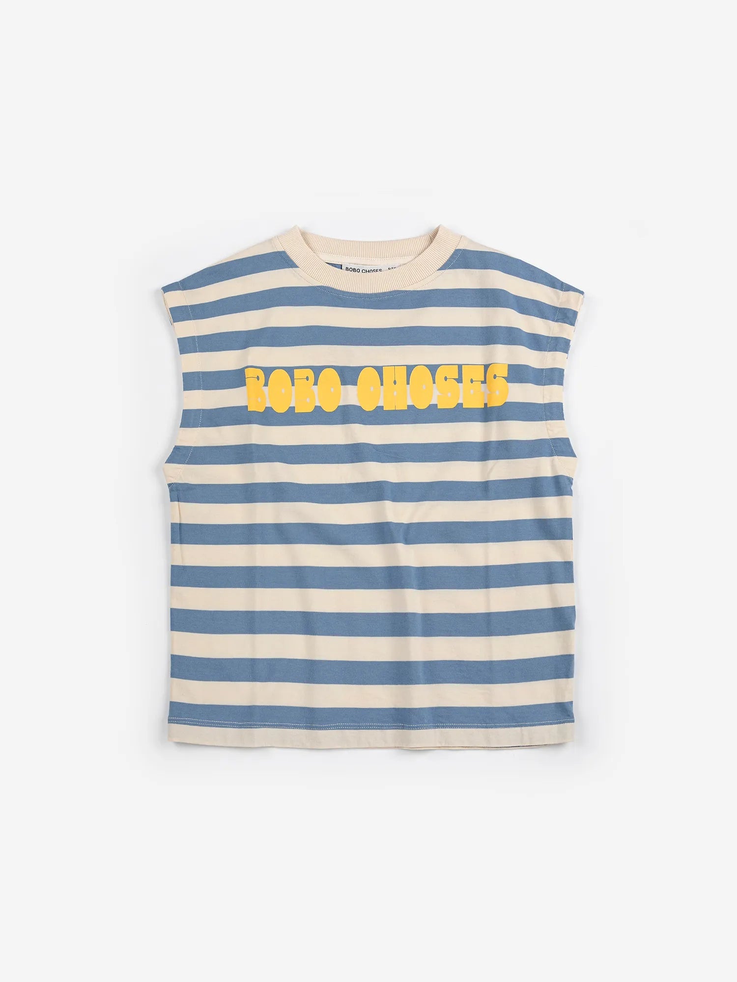 BOBO CHOSES MODERN STRIPED SLEEVELESS T SHIRT