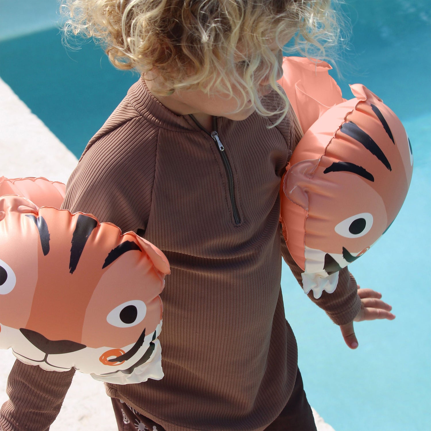 INFLATABLE ARM BAND - TINO THE TIGER CLAY