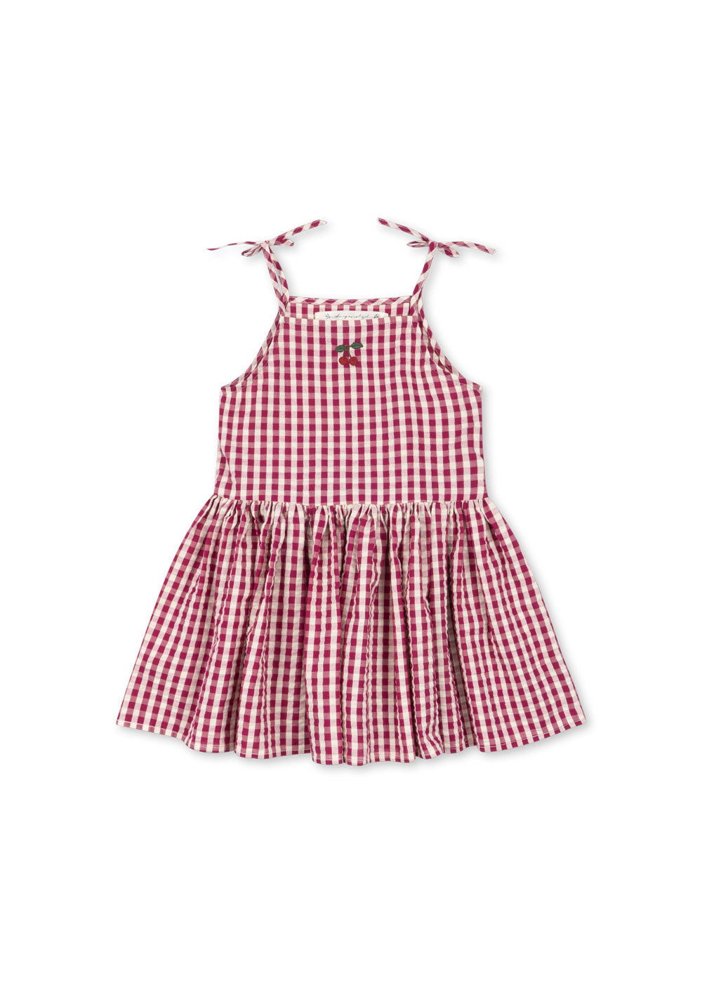 ISOTTA DRESS - RASPBERRY CHECK