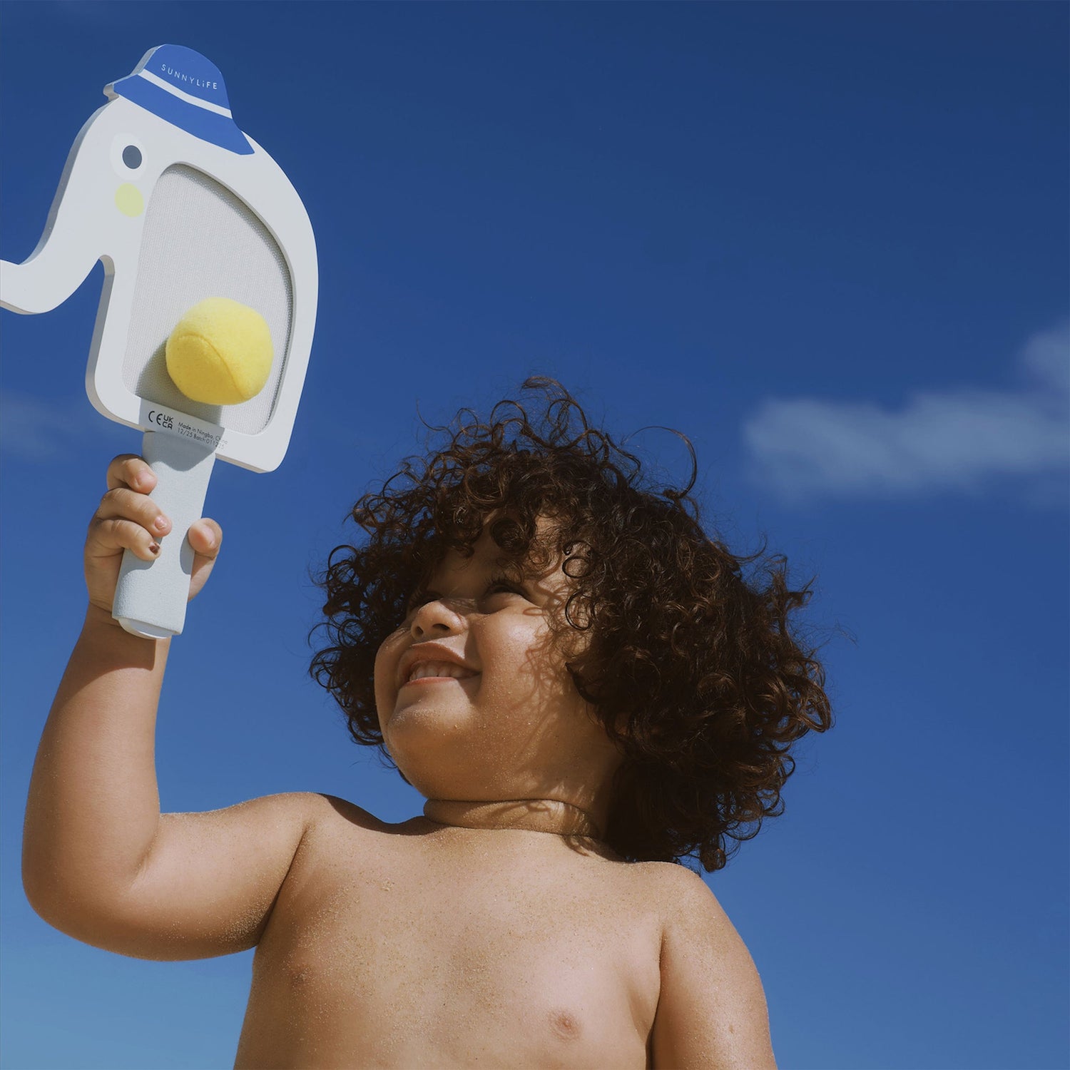 KIDS VELCRO BEACH BATS - ELI THE ELEPHANT