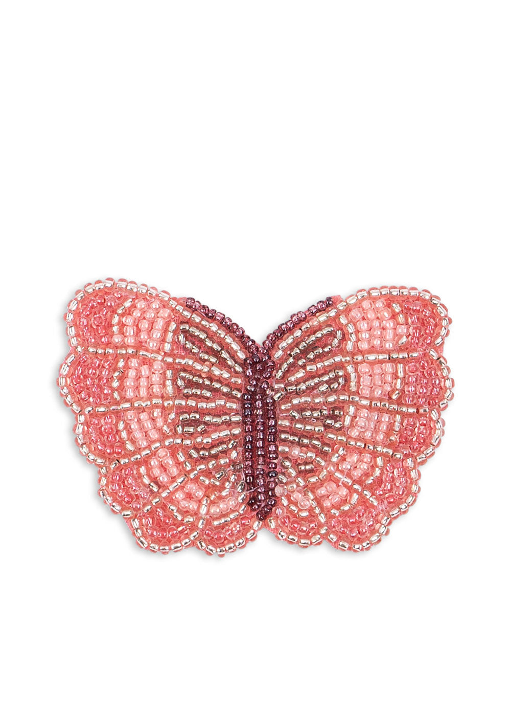 BUTTERFLY BEADED HAIR CLIP - BUTTERFLY