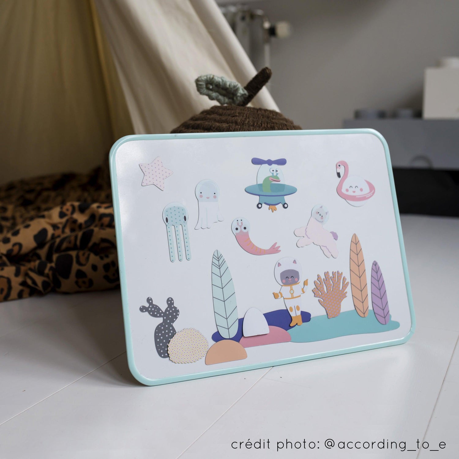 MAGNETIC WHITEBOARD 30X40CM - OPALINE