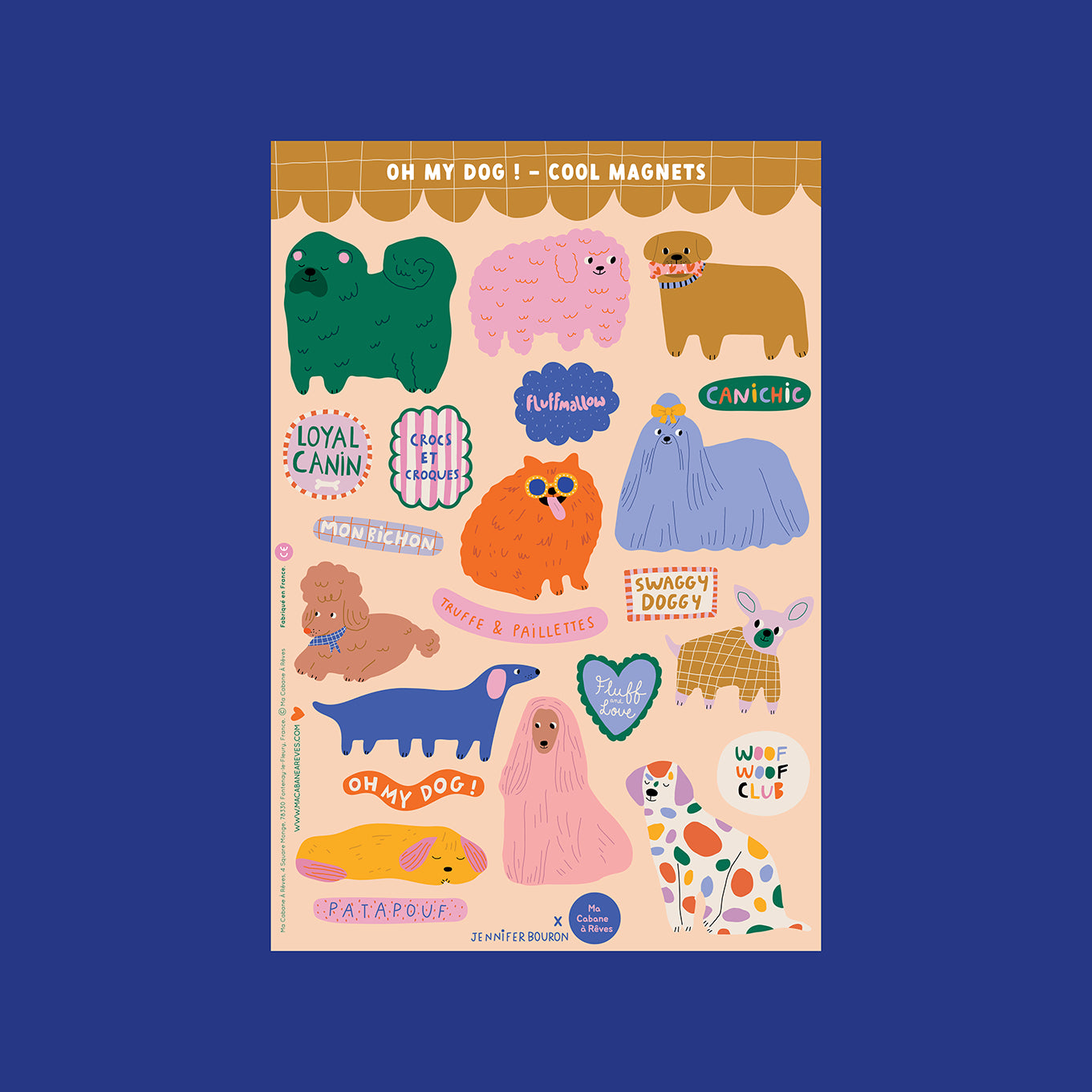 MAGNETIC STICKERS - OH MY DOG!