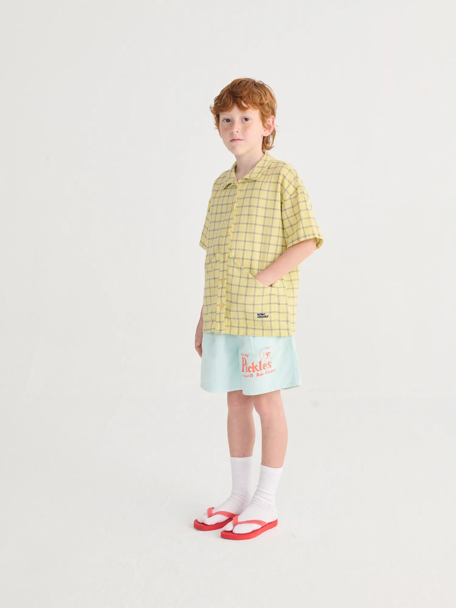 PICKLES THE DOG WOVEN BERMUDA SHORTS