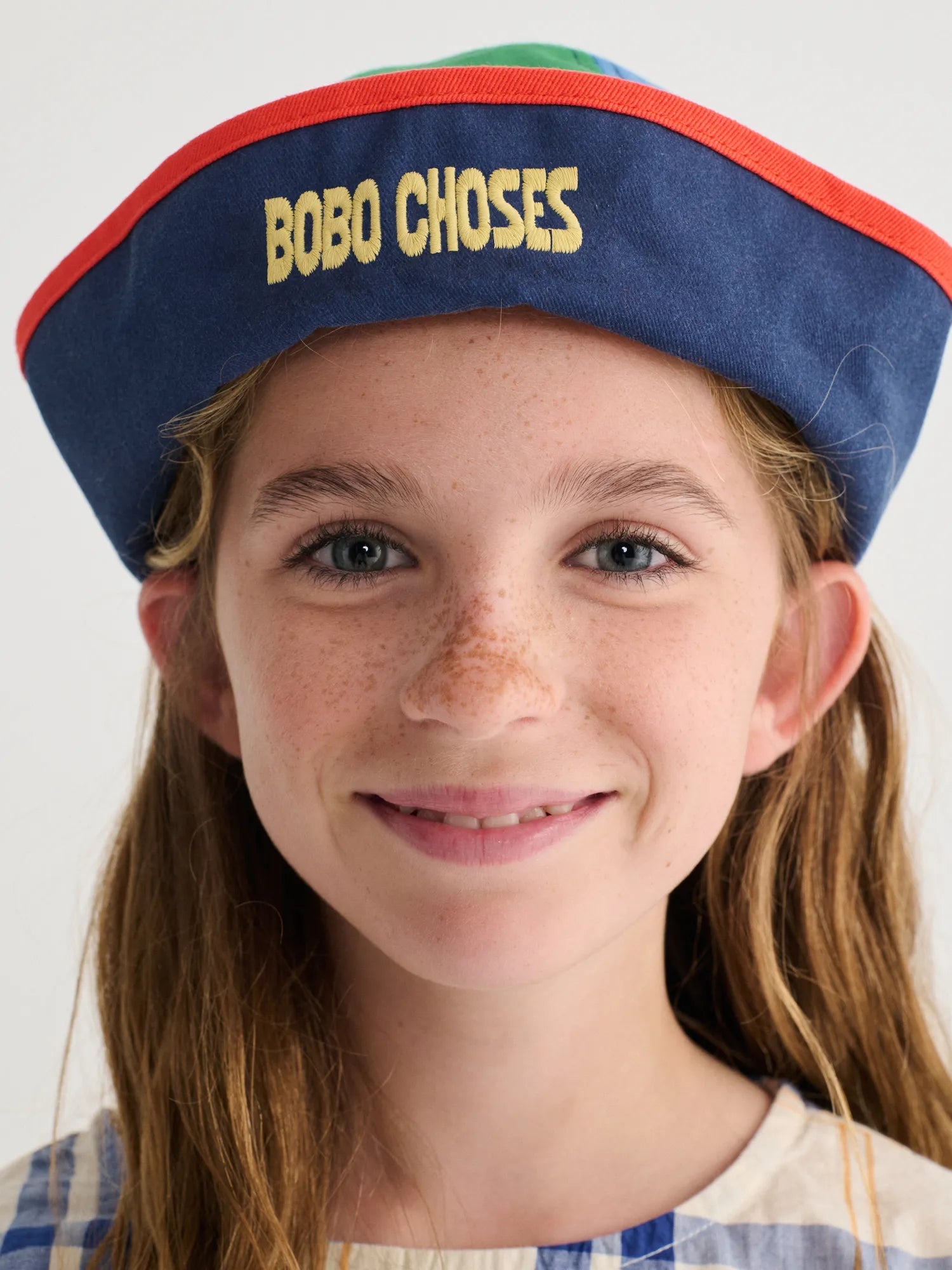 BOBO CHOSES COLOR BLOCK SAILOR HAT