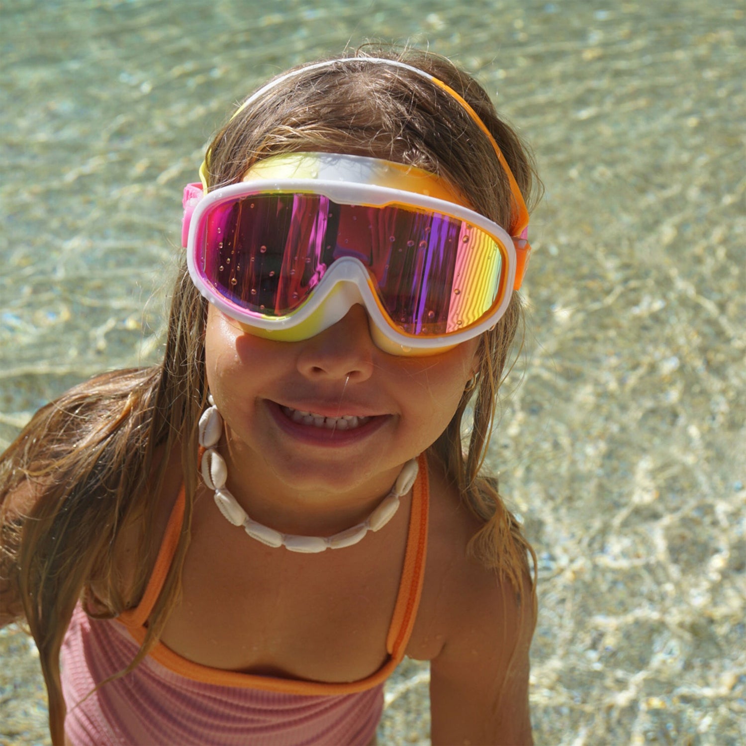 KIDS SWIM MASK - POPPY THE PEACH