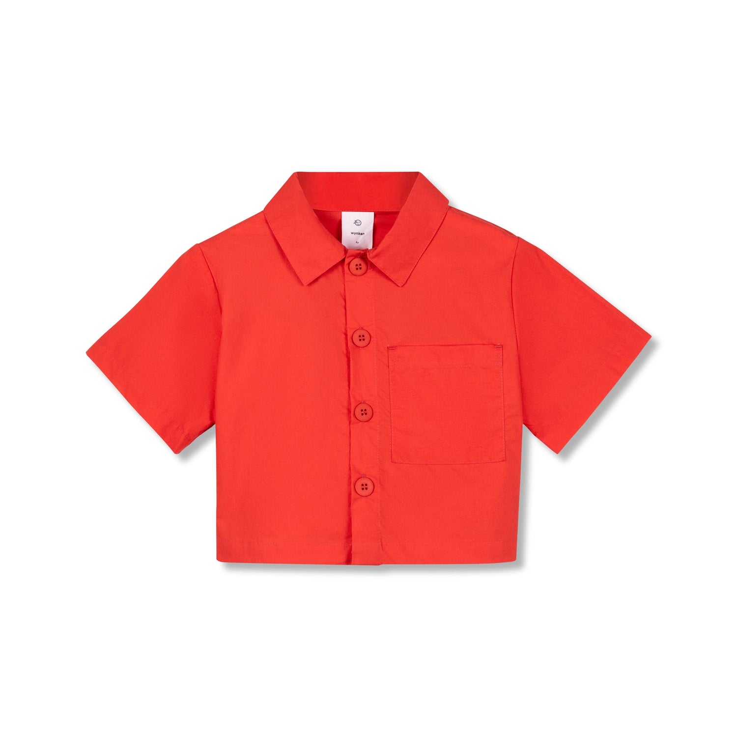 CROPPED DAY SHIRT - RED
