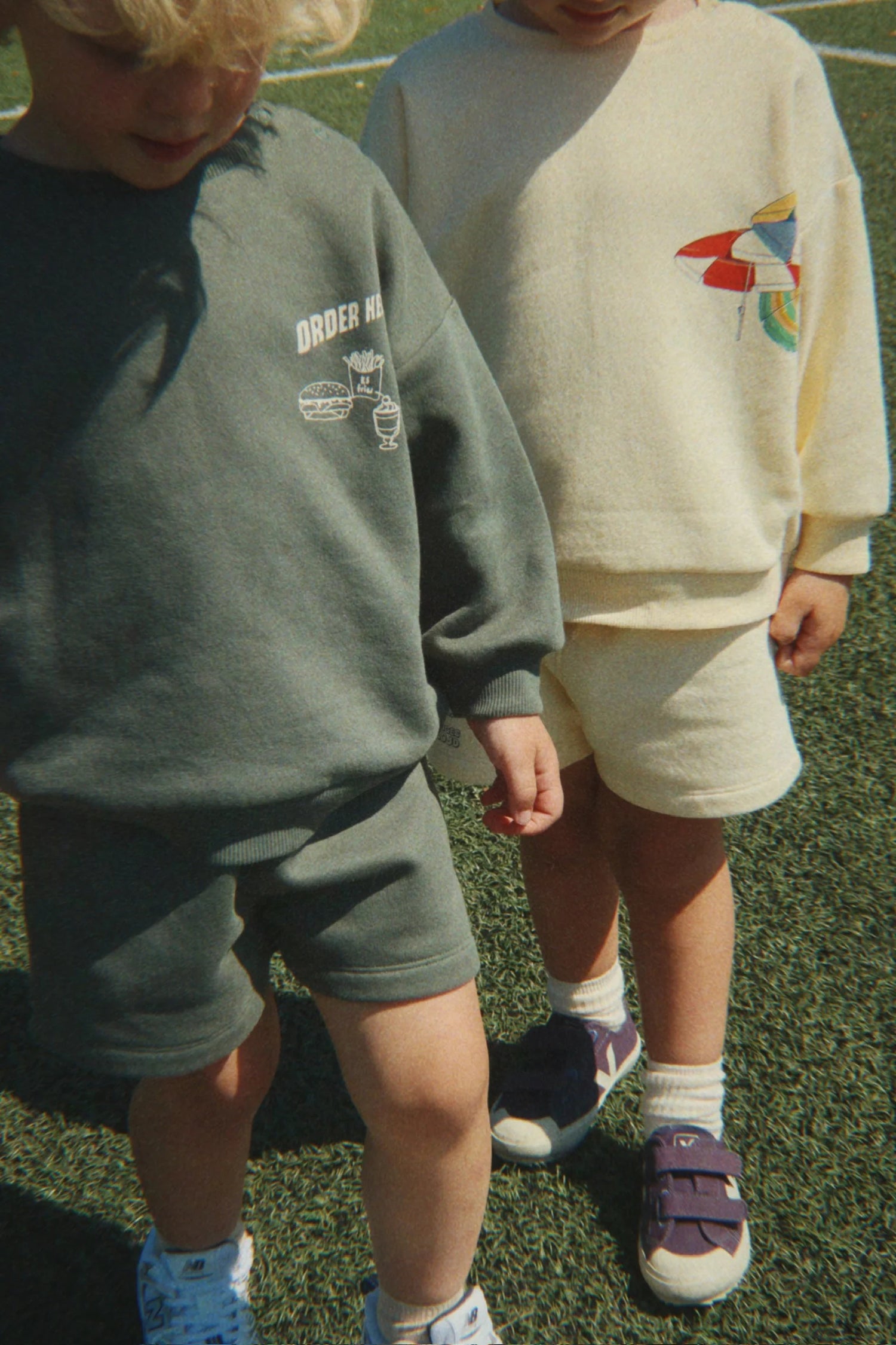 LOU SWEAT SHORTS - CILANTRO