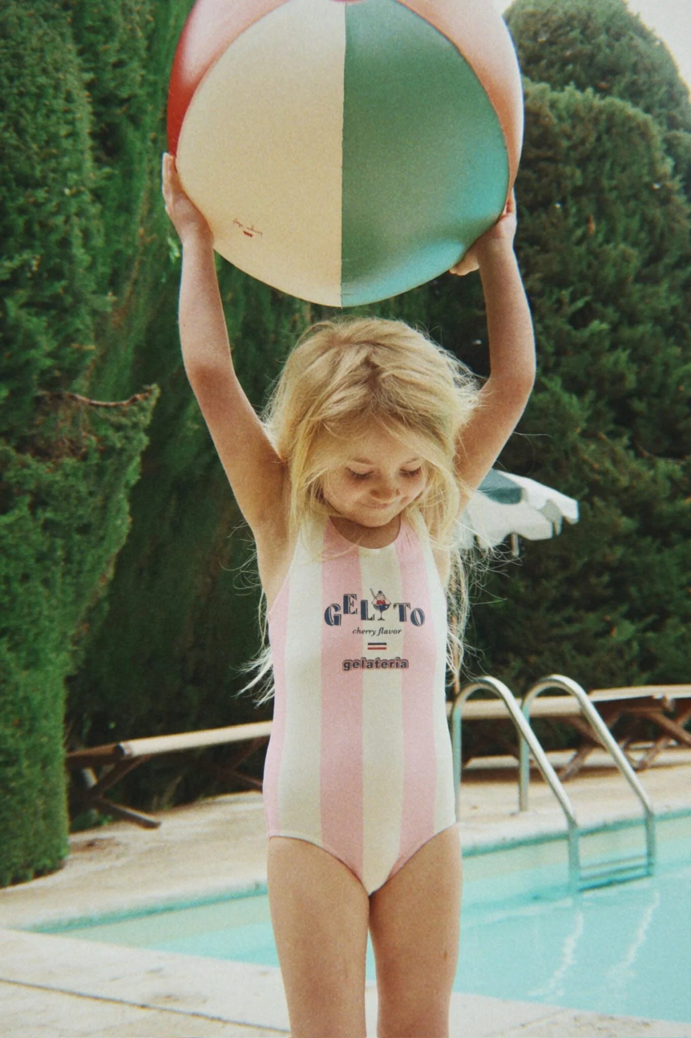 POMIA SWIMSUIT GRS - CANDY ROSE STRIPE