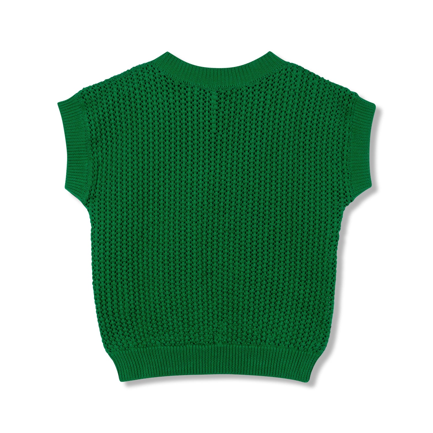 AIRY KNIT TANK - PARASOL GREEN