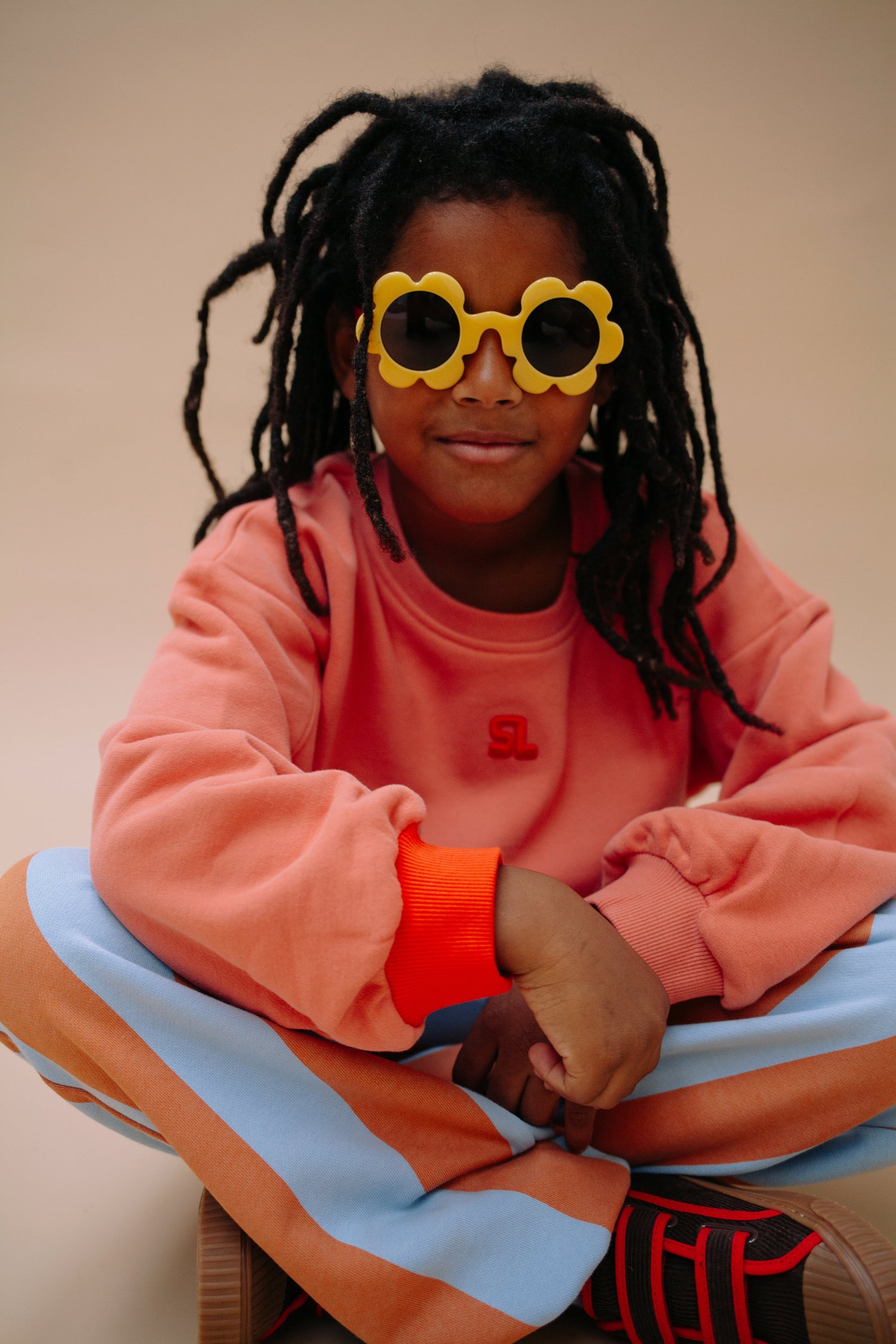 SUNGLASSES | FLOWER | APPLE JUICE + RED APPLE