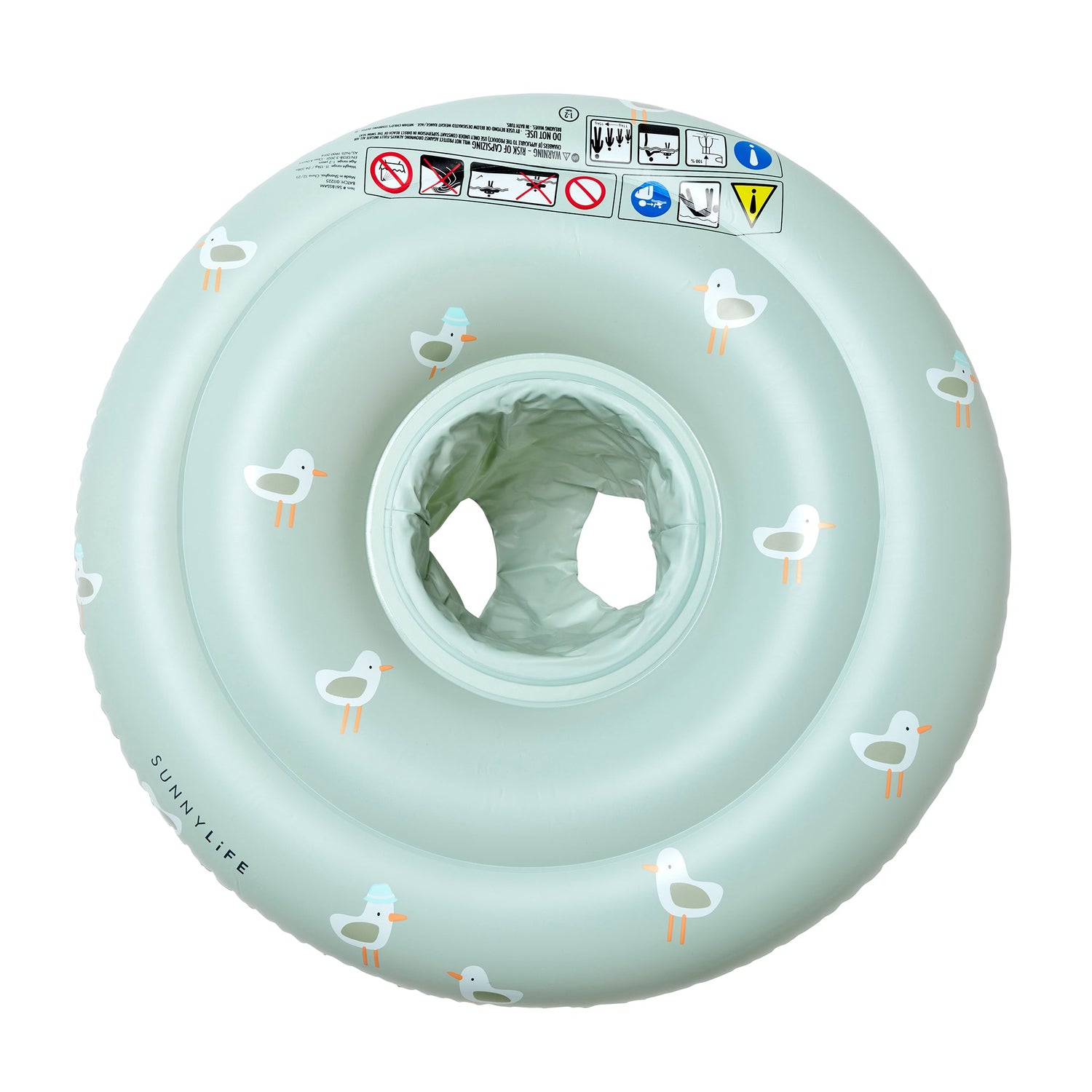BABY SEAT - SAMMY THE SEAGULL GREEN