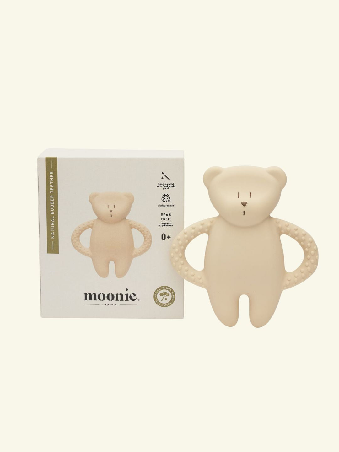 NATURAL RUBBER TEETHER BEAR