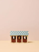 Stable with horses
