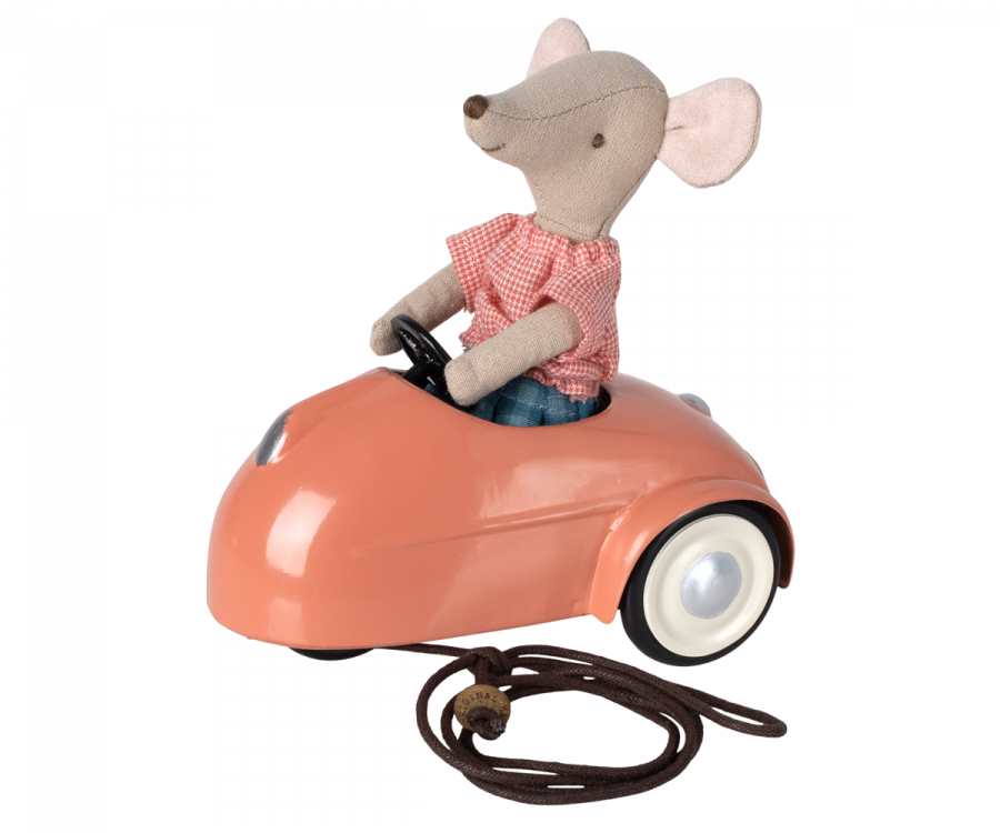 MOUSE CAR - CORAL