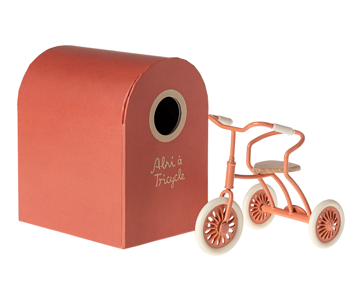 ABRI A TRICYCLE, MOUSE - CORAL