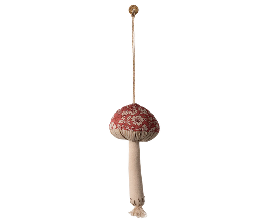 MUSHROOM ORNAMENT, BLOSSOM - RED