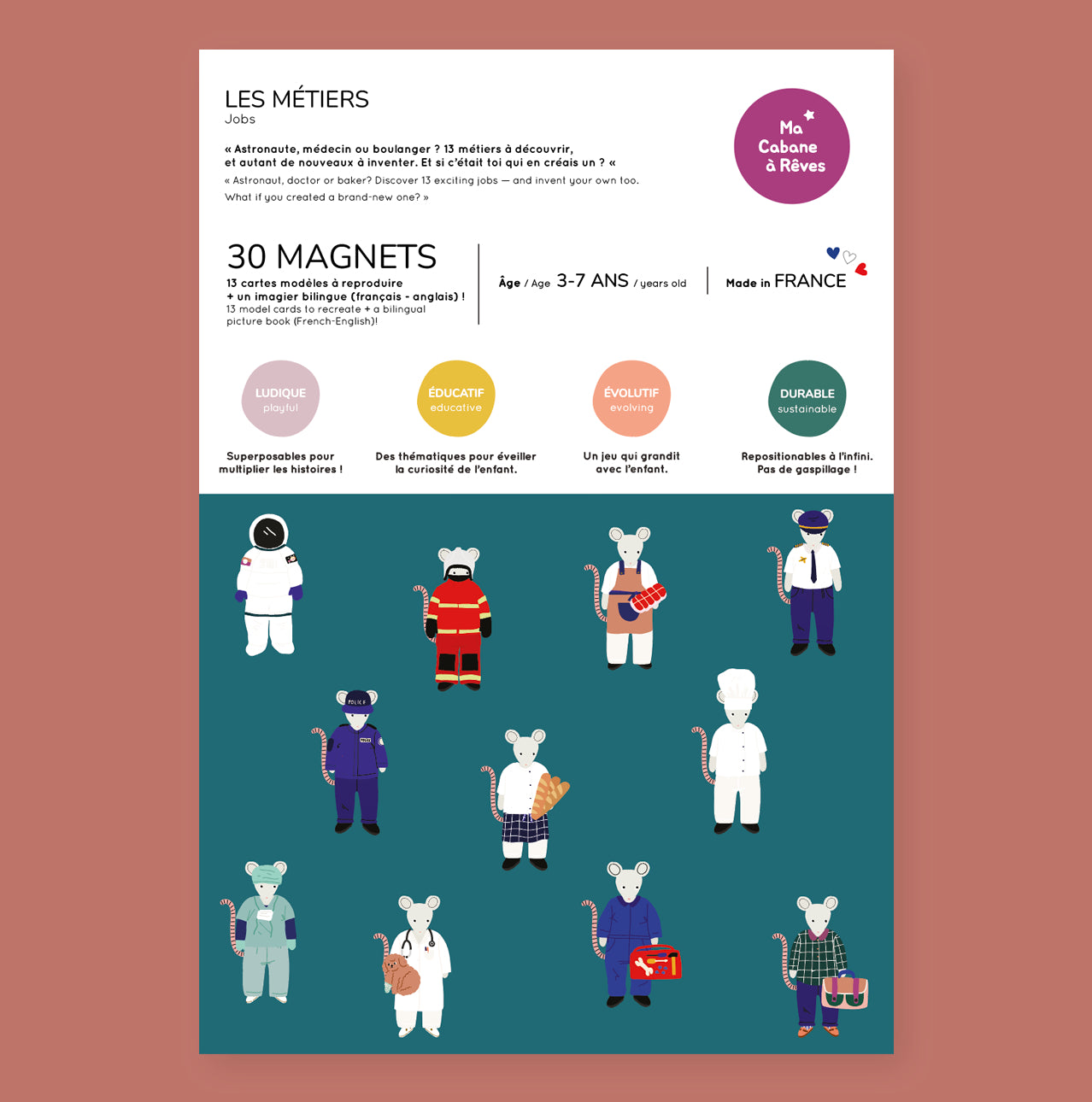 MAGNETIC GAME - PROFESSIONS