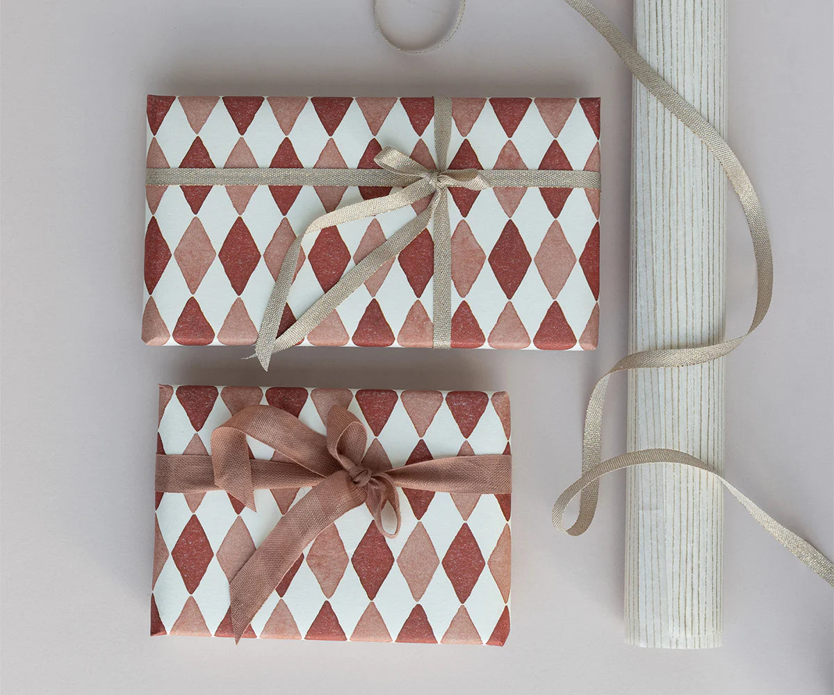 Giftwrap, Harlequin red - 10 m