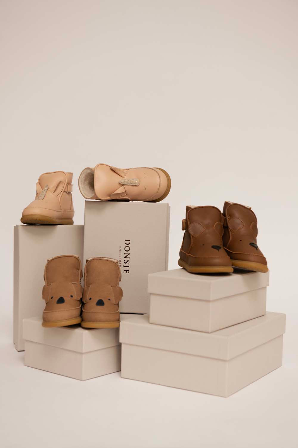 Dubu Classic Shoes Bear Cognac Classic Leather