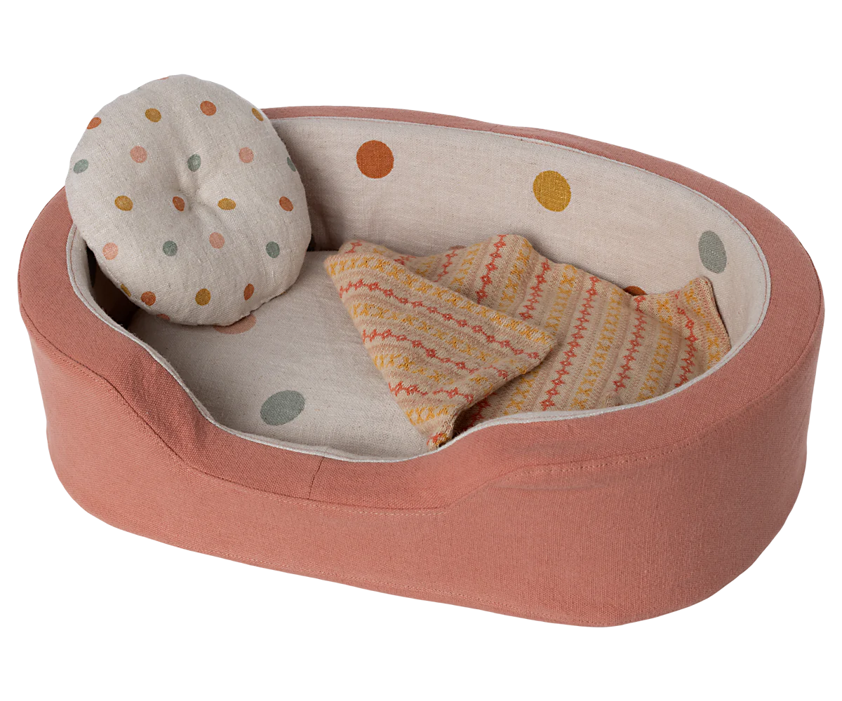 COSY BASKET, MEDIUM - CORAL